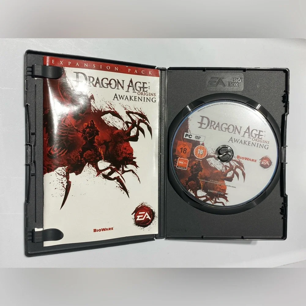 Dragon Age Origins Awakening 2010 PC Game Expansion Pack Complete -Mint Disk